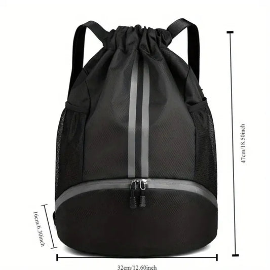 Football Drawstring Backpacks