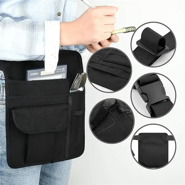 Utility Restaurant Work Accessories Bag w/ Adjustable Belt