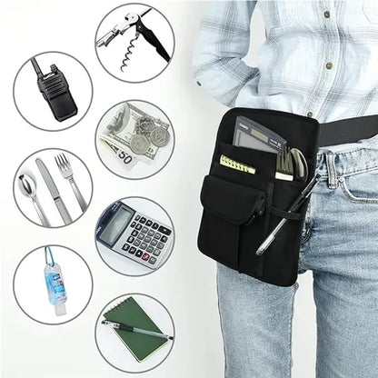 Utility Restaurant Work Accessories Bag w/ Adjustable Belt