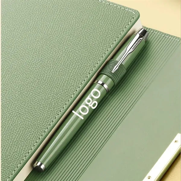 PU Leather Surface Journal Notebook Gift Box Set