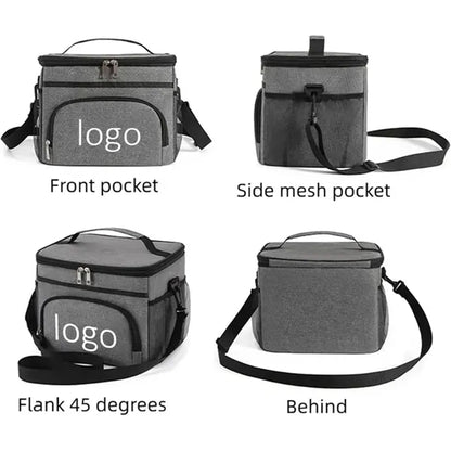 15 Liters Insulated Lunch Bag with Adjustable Shoulder Strap