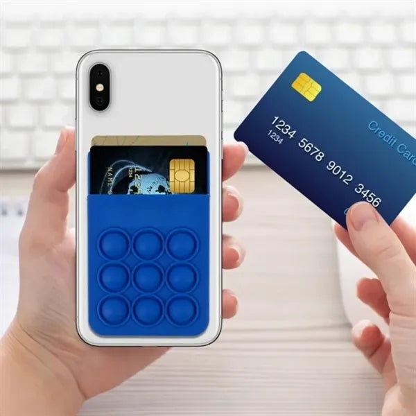 Stress Reliever Silicone Phone Wallet