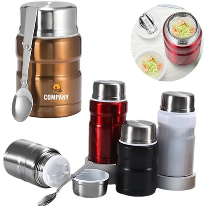 Stainless Steel Insulation Lunch Box With Spoon