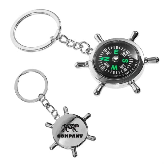 Mini Compass Keychain