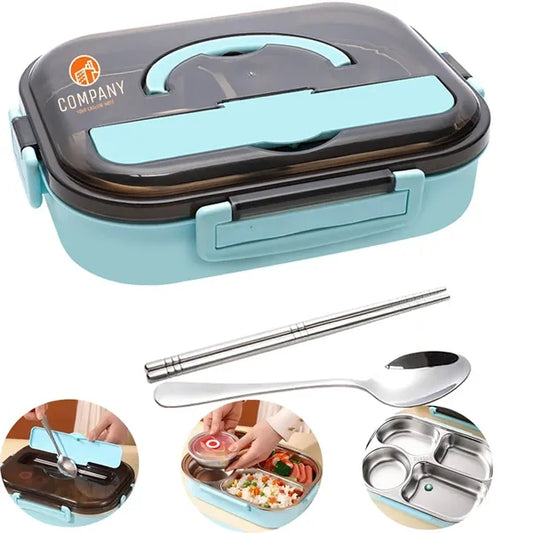 304 stainless steel portable insulated lunch box
