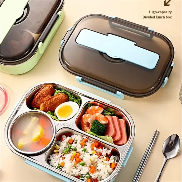 304 stainless steel portable insulated lunch box