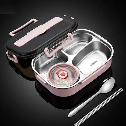 304 stainless steel portable insulated lunch box