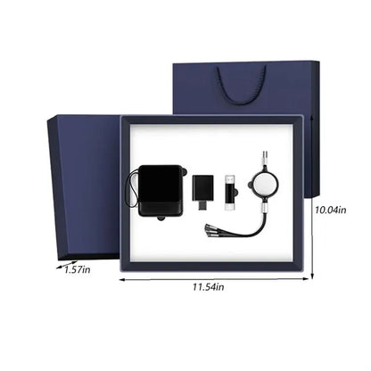 4 in 1 Employee Teacher Thank You Cable Power Bank Gift Set