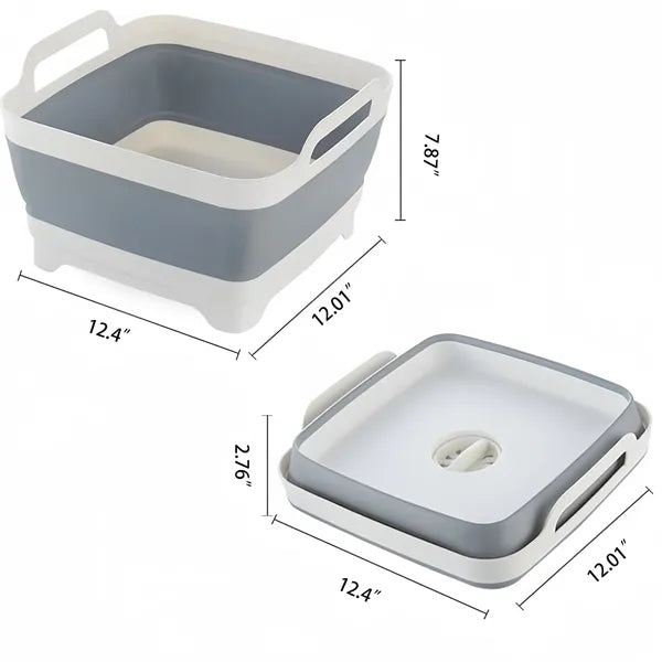 8.5L Collapsible Basin Portable Outdoor Multiuse Kitchen