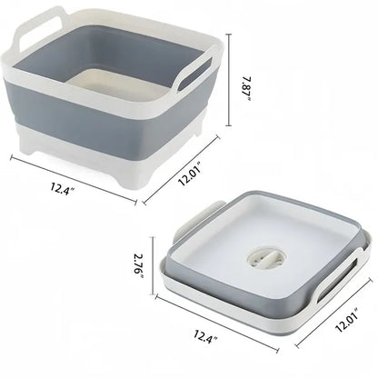 8.5L Collapsible Basin Portable Outdoor Multiuse Kitchen