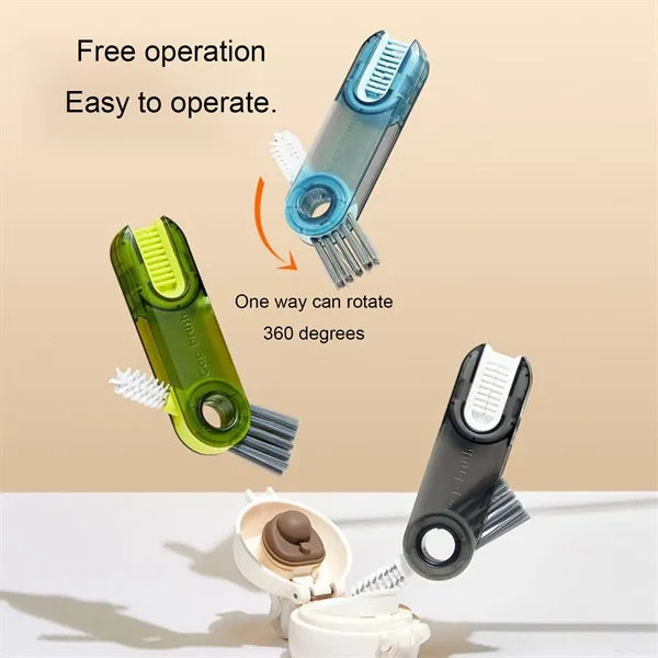 3 in 1 Multipurpose Cleaning Brush Bottle Gap Kitchen Tools