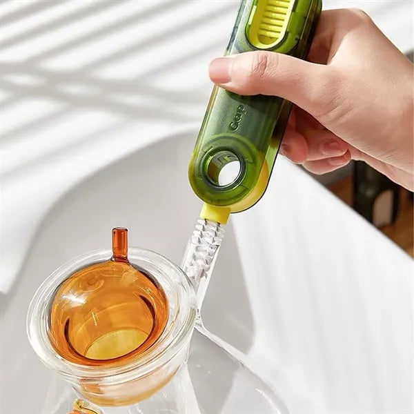 3 in 1 Multipurpose Cleaning Brush Bottle Gap Kitchen Tools