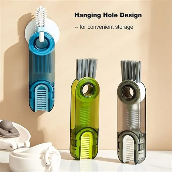 3 in 1 Multipurpose Cleaning Brush Bottle Gap Kitchen Tools