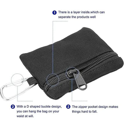 Mini Pouch Outdoor Wallet Portable Key Card Coin Bag Camping