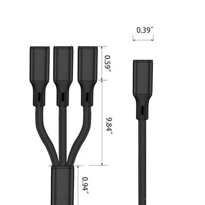 3 in 1 Fast Charging Cable In Capsule