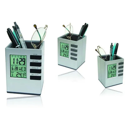 Multifunction Desktop Companion with LCD Alarm Clock