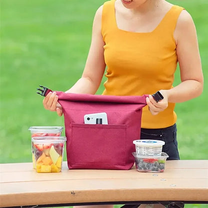 Oxford Cloth Tote Lunch Bag