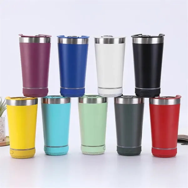Stainless Steel Tumbler with Speaker