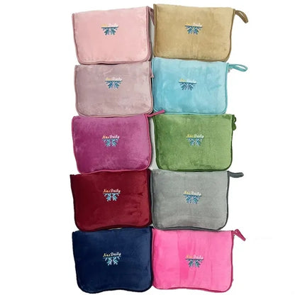 Portable Flannel Travel Camping Blanket