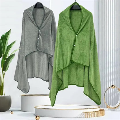 Portable Flannel Travel Camping Blanket
