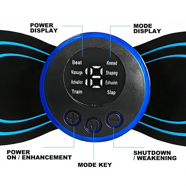 Mini Cervical Massage Pad Multi Function Relief Instrument