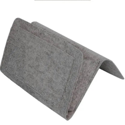 Portable Hanging Felt Headboard Storage Bag With Pocket