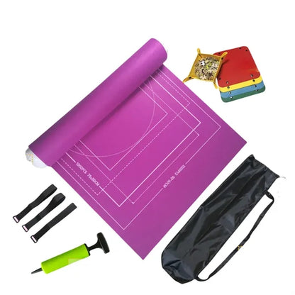 Portable Inflatable Jigsaw Puzzle Mat Roll Up Kit With Tray