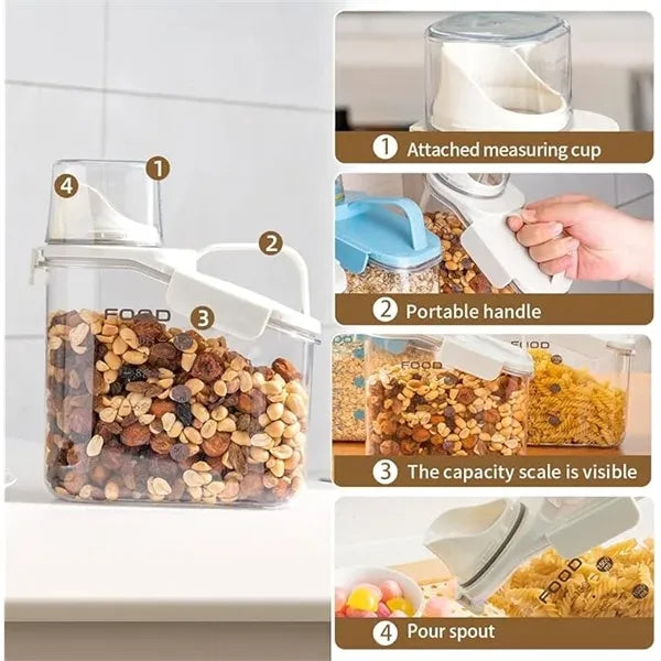 54oz/1.6L Cereal Containers Storage