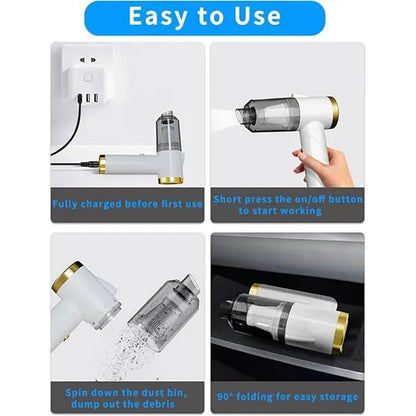 9000pa Foldable Handheld Vacuum Cleaner Cordless