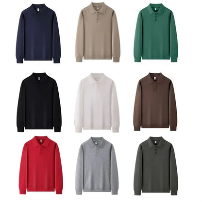 Long Sleeve Polo Shirts For Men