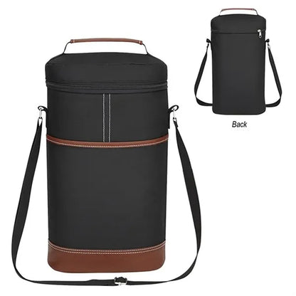 Wine 2 Bottle Carrier Cooler Bag
