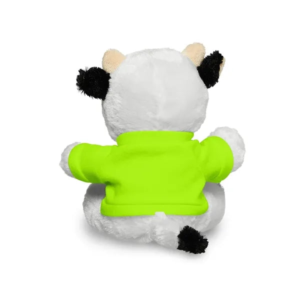 7" Plush Cow With T-Shirt