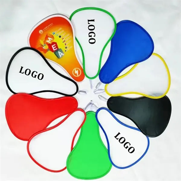 12.4"  Foldable Polyester Advertising Gourd Fan w/ String