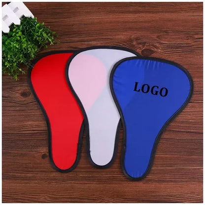 12.4"  Foldable Polyester Advertising Gourd Fan w/ String