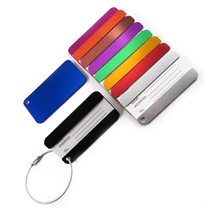 Aluminum ID Card Luggage Tag