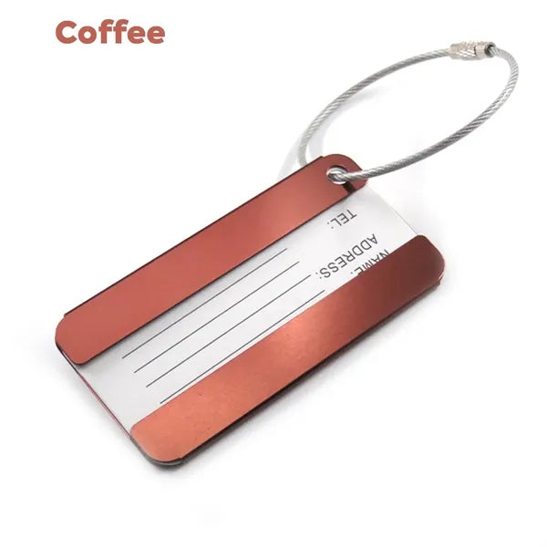 Aluminum ID Card Luggage Tag