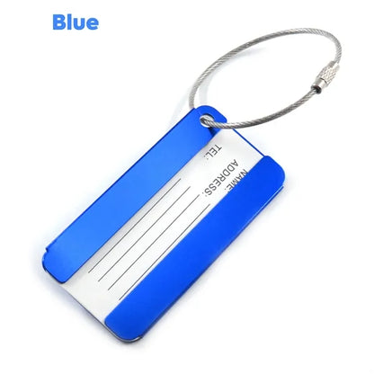 Aluminum ID Card Luggage Tag