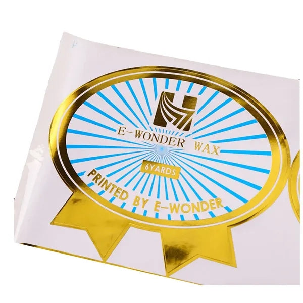 Kiss Cut Sticker White Vinyl Removable