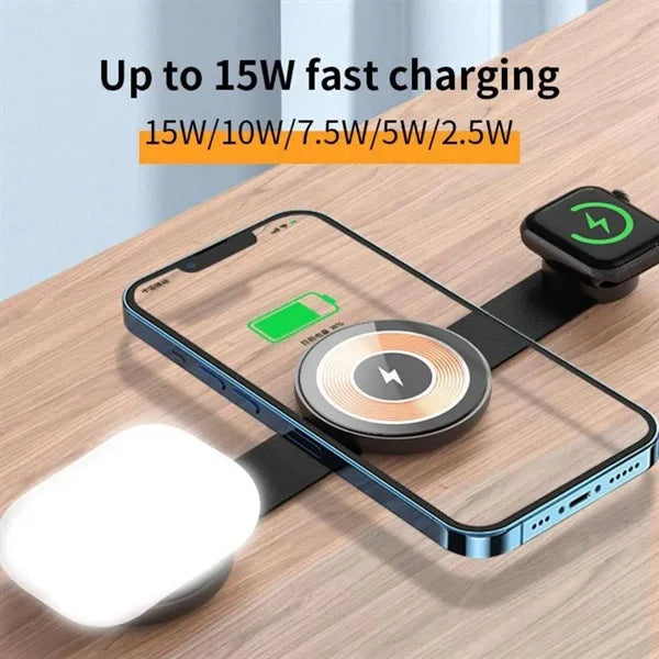 3-In-1 Folding Wireless Charger