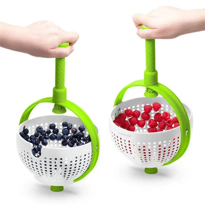 Salad Spin Drier Kitchen Vegetable Washer Centrifugal