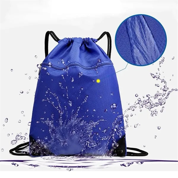 Drawstring Backpack Bag Waterproof String Pocket Swimming