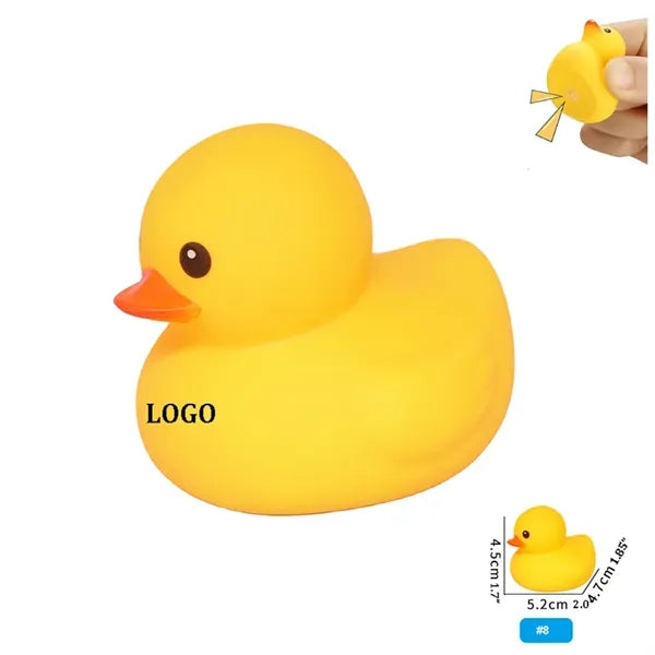 2" PVC Colorful Mini Rubber Yellow Ducks Bath Float Toys