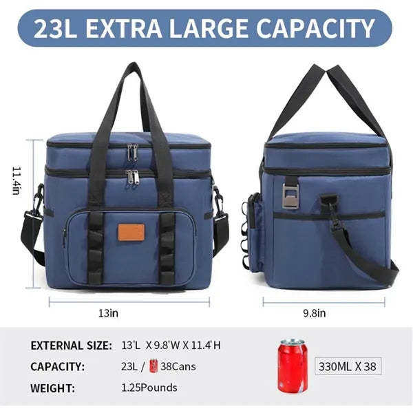 23L Large Tactical Insulated Waterproof Lunch Bag Military