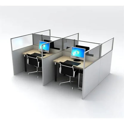 SEG Office Desk Partitions - 4 Desk.