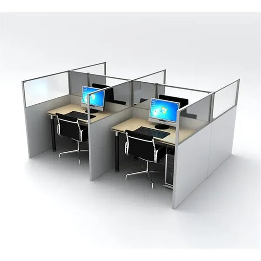 SEG Office Desk Partitions - 4 Desk.