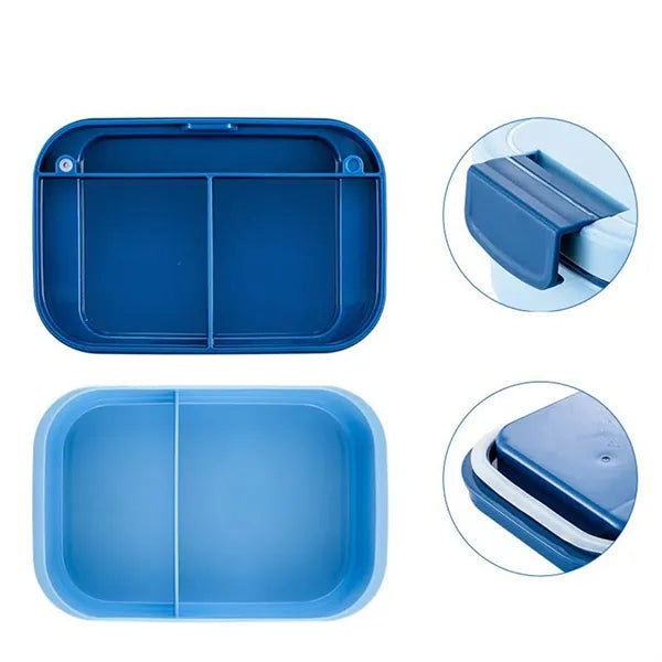Portable Safe Fresh-Keeping Storage Double-Layer Lunch Box