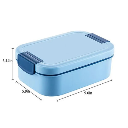 Portable Safe Fresh-Keeping Storage Double-Layer Lunch Box