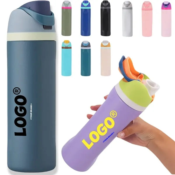 24oz Large Capacity Stainless Steel Sport Bottle Car Cup