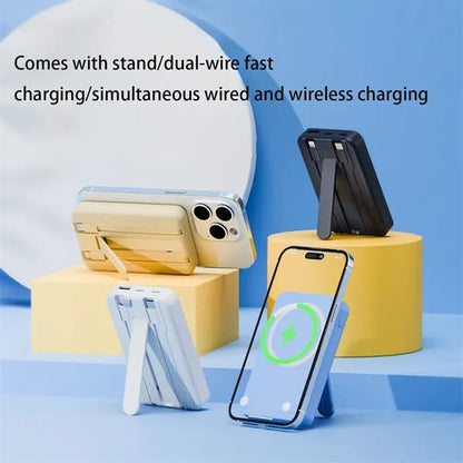 Portable Wireless Foldable Charger Power Bank For Phone
