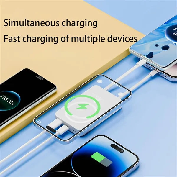 Portable Wireless Foldable Charger Power Bank For Phone